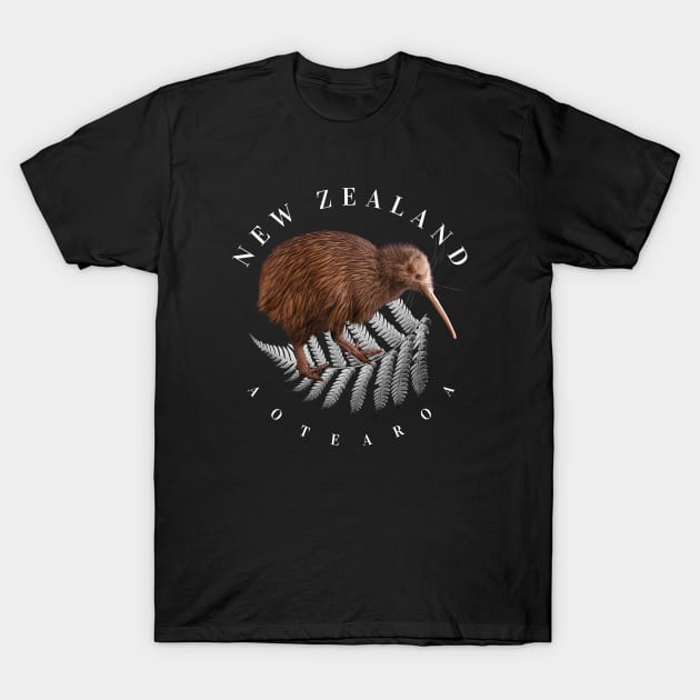 New Zealand Aotearoa T-Shirt by RaymundoSouza